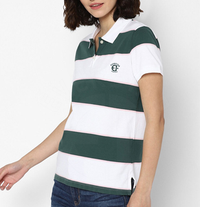 Gran oferta, camiseta Polo de moda para mujer, camisetas Polo informales ajustadas para mujer de Pakistán, fabricante - Product Image 3