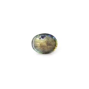 Piedra Preciosa Mineral de Labradorita Pulida de 4.48 Quilates, Corte Cojín Natural, Verde Gris Azulado, para Joyería y Accesorios, Certificada por IGI - Product Image 2