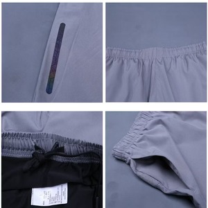 Pantalones cortos de poliéster transpirable para hombre, logotipo personalizado, patrón sólido, gimnasio, deporte, baloncesto, ropa de entrenamiento, 100% poliéster - Product Image 3