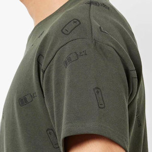 Camiseta de verano de punto de algodón 100% de alta calidad para hombre, superventas, colores personalizados, manga corta, ajuste Regular, logotipo personalizado - Product Image 6