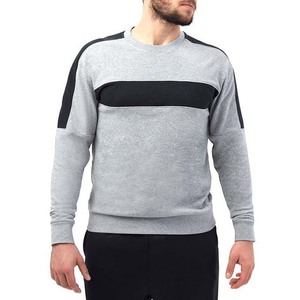 Suéter de Punto con Cuello Redondo y Bloques de Color para Hombre, Corte Regular, Algodón, Estilo Casual Otoñal, Diseño Totalmente Personalizado - Product Image 6