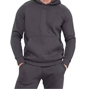 Venta al por mayor hombres sudadera marca privada Jogger chándal logotipo personalizado algodón Fitness ropa deportiva diseñadores trajes conjunto - Product Image 5