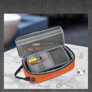 Sac à outils imperméable très résistant en vente flash |   Petite pochette organisatrice avec plusieurs poches, poignée portable, sac de rangement à fermeture éclair pour hommes - Product Image 6