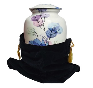 Urne funéraire classique à pétales colorés, urne commémorative pour animaux de compagnie, urne funéraire pour animaux de compagnie, fabricant d'urnes funéraires personnalisées, pots à cendres commémoratifs - Product Image 3