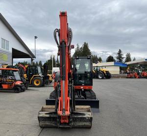 Chargeuse sur chenilles Kubota KX080-4S2 2022 - Classe 8 tonnes, moteur diesel puissant, boîte de vitesses et pompe efficaces - Product Image 2