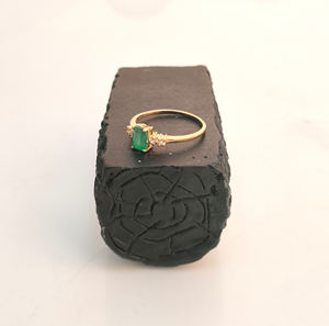 Anillos de compromiso de Plata de Ley 925 para mujer, bonitos anillos de boda a granel con piedras preciosas de ónix verde, ajuste de bisel para - Product Image 2