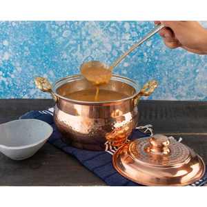 Venta caliente artesanías platos para servir minimalista seguro cobre puro fabricante de hotelería occidental de la India con la mejor calidad - Product Image 5