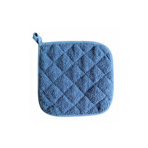 Abordable recyclé 100% coton brodé matelassé résistant à la chaleur durable Grip Pad OEM ODM Logo personnalisé fabriqué en Inde Pot Holder - Product Image 4
