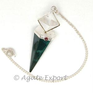 ขายได้มากที่สุดบ้านแขวนตกแต่งปิรามิด-6เหลี่ยมเพชรพลอย | Dowsing ลูกตุ้มสำหรับการรักษา - Product Image 1