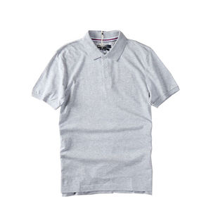 เสื้อโปโลสำหรับผู้ชายเสื้อคอโปโลผ้าคอตตอนลายนูนปักโลโก้ - Product Image 2