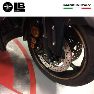 Kit Strisce Personalizzate per Cerchioni per Scooter Yamaha Tmax 2008-2023 Oro - Product Image 5