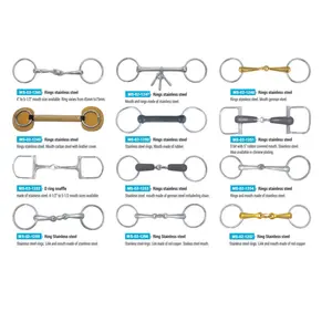 Snaffles Dee Ring Snaffle Bits Stainless Steel Brass Veterinary Instruments Pakistan Alibaba MAHERSI