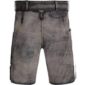 Confortable Short bavarois allemand Lederhosen pour hommes Fournisseur Premium Mens Oktoberfest Bavarian Outfit Shorts en cuir - Product Image 2