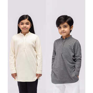 Chemise tunique à patte cachée pour garçons/filles - Product Image 5