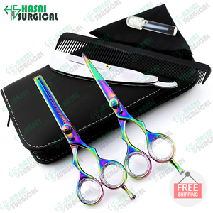 Fait sur mesure par Hasni Kit de pansement pour cheveux de barbier chirurgical Razer Amincissement Coupe Ciseaux Ensemble CE ISO Approuvé - Product Image 5