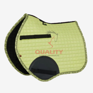Top gros tapis de selle de cheval anglais tissu durable respirant doublure douce ajustement confortable pour l'équitation longue formation - Product Image 1