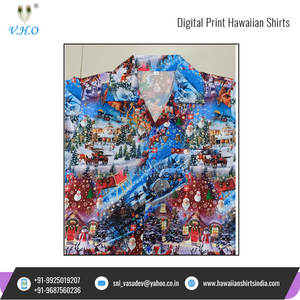 เสื้อฮาวายสำหรับปาร์ตี้ชายหาดของผู้ชาย,เสื้อฮาวายพิมพ์ลายดิจิตอลแขนสั้นใหม่ล่าสุดปี2022 - Product Image 2