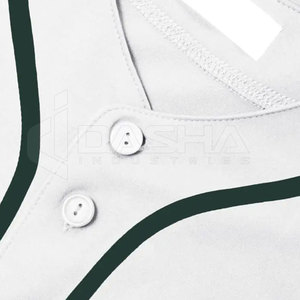 High Quality 100% <b>Polyester</b> Baseball Softball Jersey Custom Sublimation Full Button <b>T</b> <b>Shirt</b> Breathable Plus Size OEM Bulk - Product Image 4