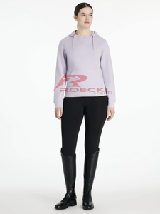 Stylish women <b>horse</b> riding <b>hoodie</b> wholesale wind resistant lightweight material flexible comfortable fit equestrian training - Product Image 3