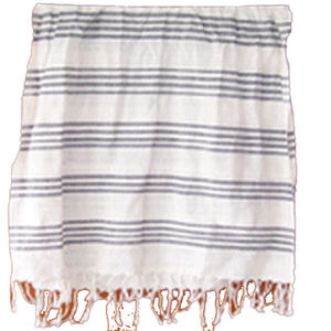 Stripe Design Handloom Knitted Scarf High Quality Cotton Modal <b>Jersey</b> <b>Hijab</b> Ladies Long Scarf - Product Image 1