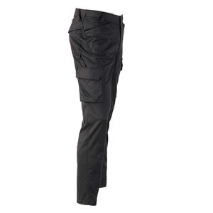 Pantalon de travail durable pour hommes avec impression personnalisée pantalon multi-poches conçu pour l'atelier de construction en plein air - Product Image 2