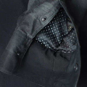 Camisa de Motociclista para Hombre y Mujer, Talla Grande, Personalizada, con Forro de Aramida y Protección CE, Gris y Negro - Product Image 4