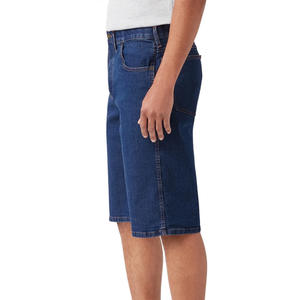 Pantalones cortos de mezclilla lavados con ácido para hombre de estilo Vintage bordado personalizado impresión etiqueta personalizada servicio OEM Etiqueta Privada - Product Image 4