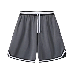 Unisex Basketball Shorts Blue Sublimated Print Elastic Waist Breathable Regular Fit Adult Sports Wear All Seasons Quick Dry - Product Image 3