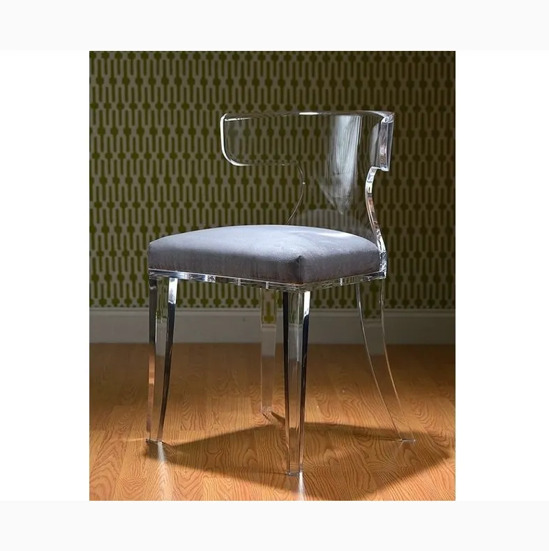 Chaise de salle à manger en acrylique transparent en polycarbonate à bas prix chaise en acrylique transparent pour événement à vendre