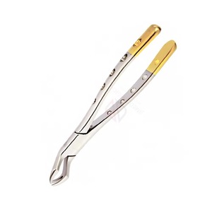 Fórceps Dental Premium de Media Oro con Patrón Americano para Molares Superiores Izquierdos |   Herramienta Manual de Acero Inoxidable Reutilizable para Cirugía Oral Dental - Product Image 3