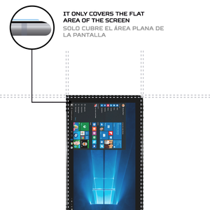Protector de pantalla ANTISHOCK para tableta Mediacom WinPad X226E, accesorio premium - Product Image 4