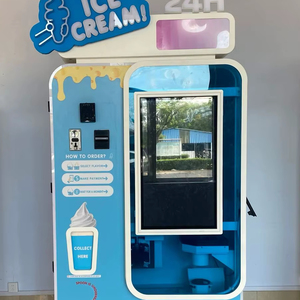 Prix de gros d'usine Distributeur automatique de crème glacée molle commerciale intelligente Robot distributeur automatique de crème glacée à vendre - Product Image 1