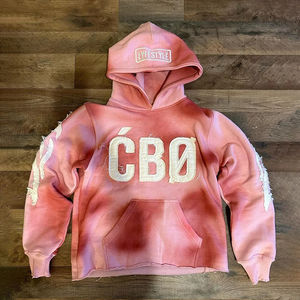 DCY-Sweat à capuche avec logo personnalisé, sweat-shirt à capuche avec logo personnalisé, sweat-shirt à capuche délavé au soleil 500 g/m² - Product Image 3