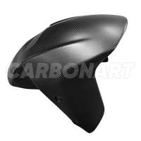 Guardabarros Delantero de Fibra de Carbono Real para DUCATI Diavel V4, Carbonart