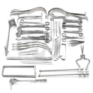 Juego integral de laparotomía de 197 piezas para cirugía abdominal mayor Instrumentos médicos Quirúrgico de acero inoxidable de grado premium - Product Image 1