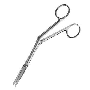Tijeras Nasales Heymann Supercut de Acero Metálico Curvas para Cirugía Plástica Nasal, Instrumentos Quirúrgicos - Product Image 1