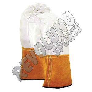 Gants de soudage de haute qualité Protection des mains de sécurité personnalisée Gants de travail industriel Gants de construction de meulage Fabricant - Product Image 5