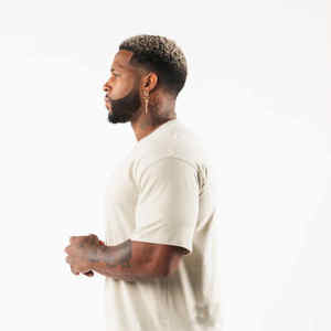 T-shirt en coton léger personnalisé avec short pour hommes Ensemble d'été vierge deux pièces Tissu doux Logo OEM Vêtements décontractés - Product Image 3