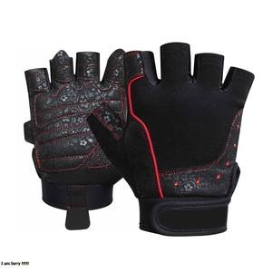Men and Women's Breathable Half-Finger Workout <b>Gloves</b> Leather Exercise <b>Gloves</b> for Weight Lifting <b>Fitness</b> <b>Gloves</b> for Gym Use - Product Image 1