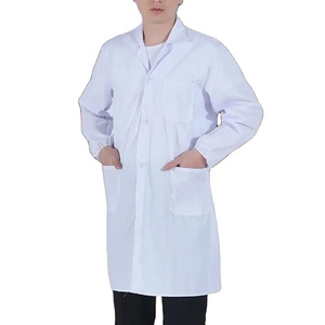 2025 Blouse de laboratoire en Satin blanc pour médecins scientifiques hôpital étudiants et adultes déguisement en Spandex - Product Image 1