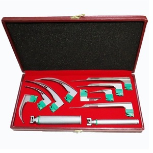 ชุดเครื่องมือทำกล่องเสียงสแตนเลสแบบแมนนวลสำหรับใช้ในโรงพยาบาล - Product Image 1