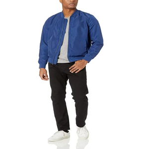 Ventes directes d'usine personnalisées de vestes en cuir pour hommes pour la saison hivernale avec broderie en cuir PU amincissante pour hommes - Product Image 1