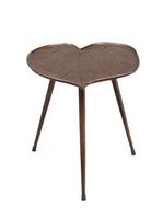 Nouvelle Arrivée Table Basse et Table d'Appoint Zen Asiatique Légère en Fer avec Plateau en Bois pour Décoration Intérieure Anniversaire