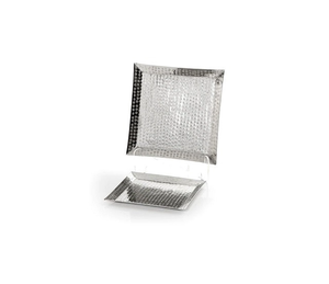 Modern Style Gold-Plated Rectangle Serving Tray Elegant Gold-Plated Metal <b>Dishwasher</b> Safe Durable for Parties and Dinners - Product Image 5