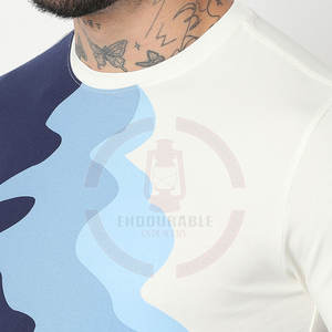 Camiseta con estampado de algodón 100% personalizado y logotipo de marca OEM para hombre, camiseta de gimnasio de gran tamaño transpirable de secado rápido con cuello redondo, camiseta sólida 3D de Pakistán - Product Image 6