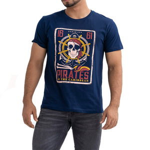 คอลเลกชัน2023ฤดูร้อนเสื้อยืด100% สะพายไหล่ผ้าฝ้ายสำหรับผู้ชายพิมพ์ลายดีไซน์แบบกำหนดเอง - Product Image 5