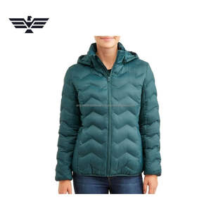 Unisex <b>Quilted</b> Autumn Breathable Woven Puffer <b>Jacket</b> Lightweight Hooded Woolen Zipper Nylon Lining Solid <b>Pattern</b> Plain Dyed - Product Image 6