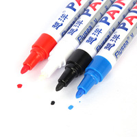 Marqueur permanent à peinture à base d'huile Flysea FS-110, 12 couleurs, imperméable, durable