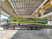 Camion pompe à béton diesel d'occasion pour la construction de grande hauteur – Solution de coulage vertical fiable, productivité 180 m³/h, portée 73 m