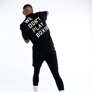 Camiseta de gimnasio de entrenamiento: algodón de alta elasticidad, ajuste holgado para los músculos, serigrafía, Camiseta deportiva relajada - Product Image 4